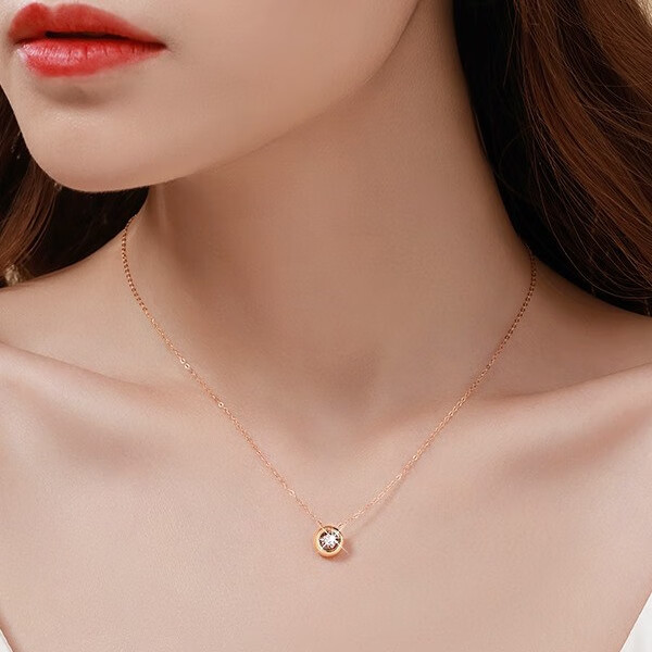 花影 宠爱一生灵动钻石项链