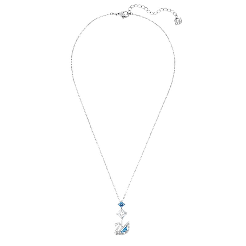施华洛世奇 蓝色天鹅 项链