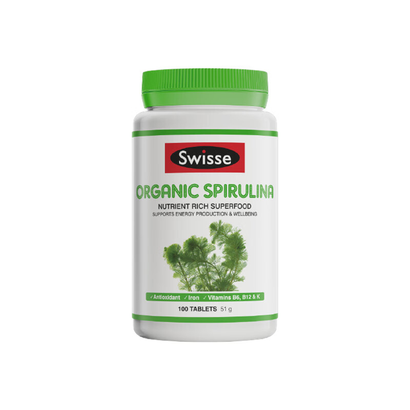 斯维诗 有机螺旋藻 膳食纤维片