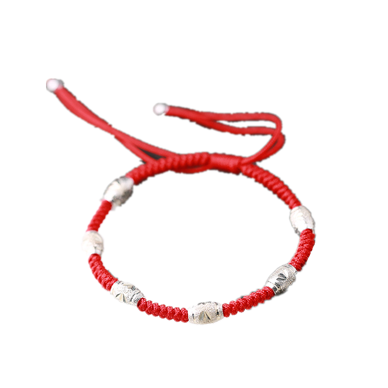 沫兰 磨砂银珠 手链