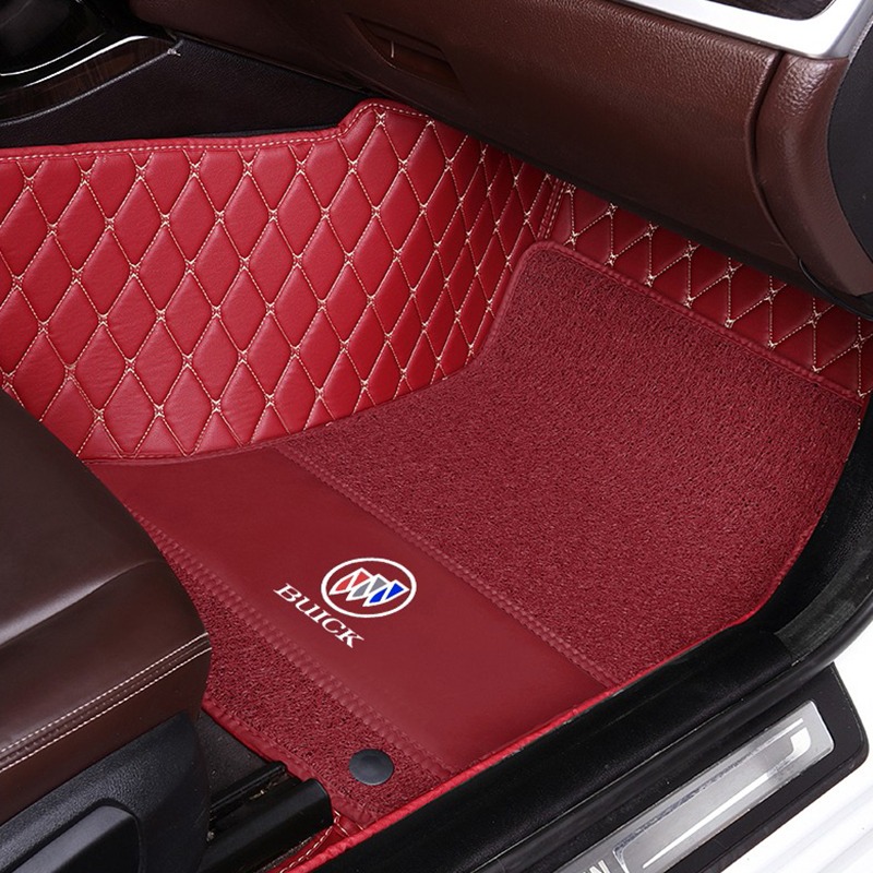 道古驰 酒红色 汽车脚垫