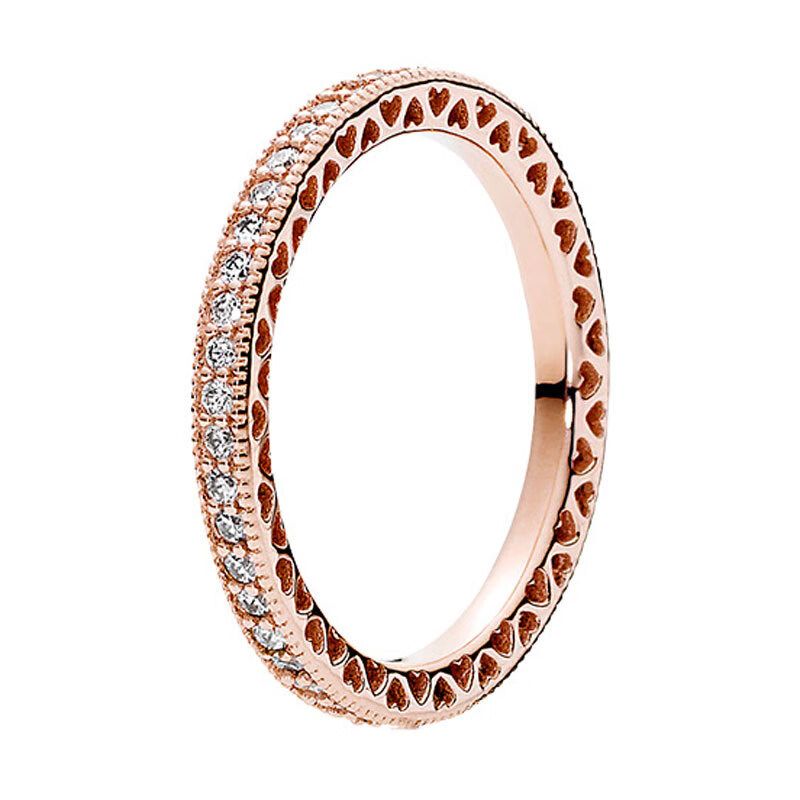 潘多拉 金色单只戒指