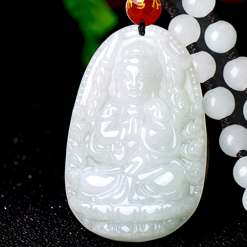 可玉可求 翡翠本命佛吊坠