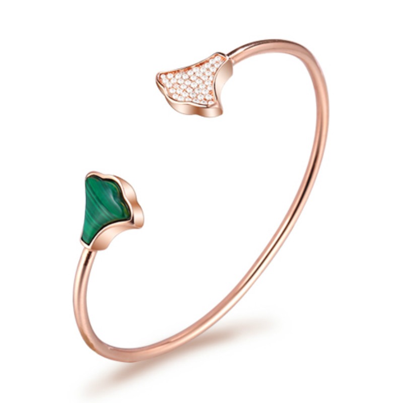 唐后天然白贝扇形手镯