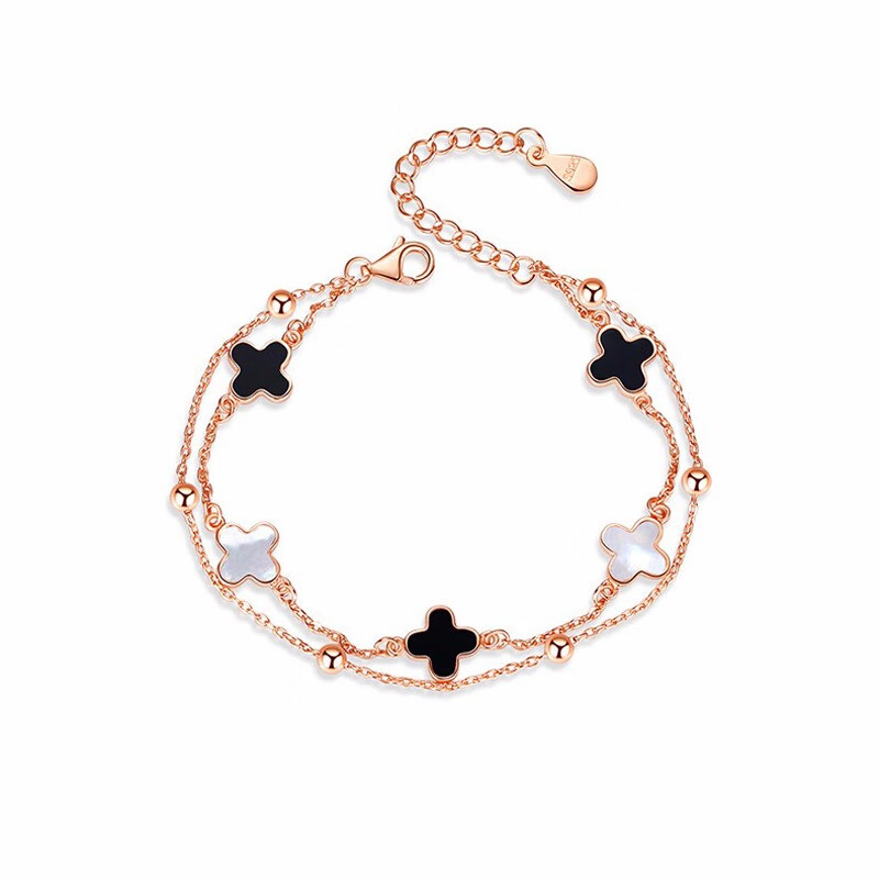 花影 四叶草手链