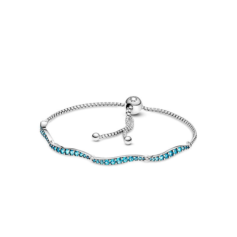 潘多拉 波浪滑扣式 手链