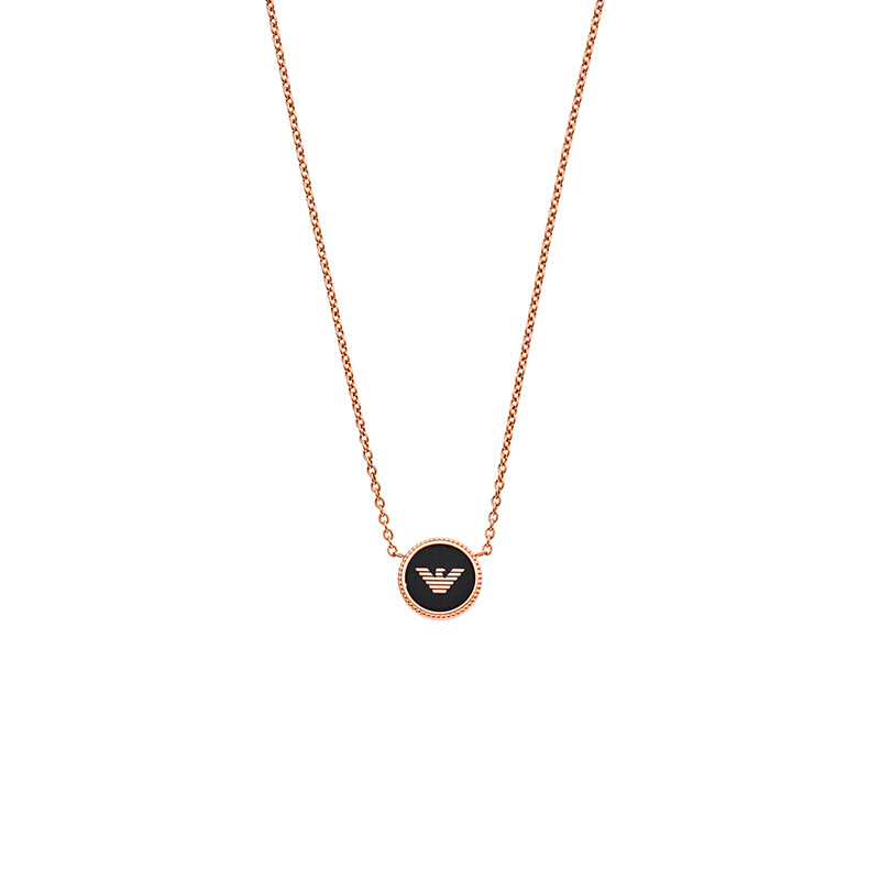 阿玛尼 鹰标点缀 项链