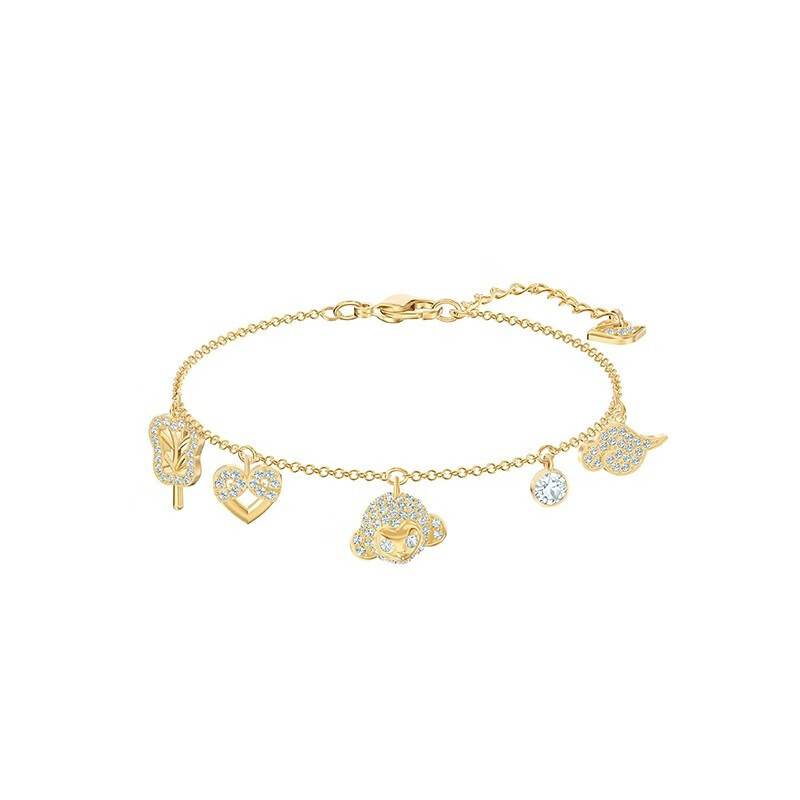 施华洛世奇可爱猴吊坠手链