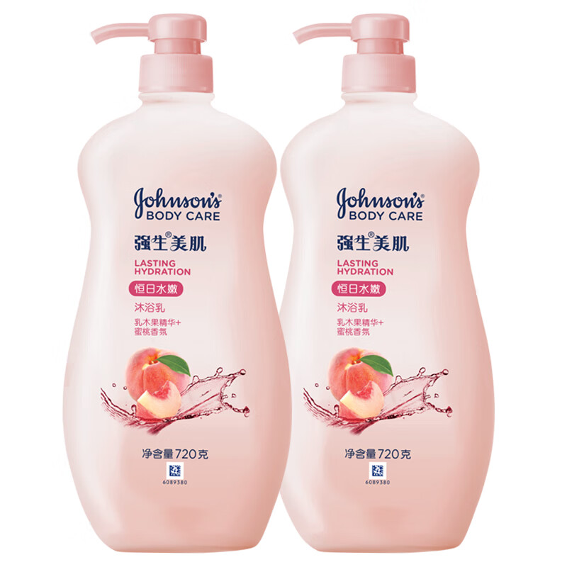 强生 蜜桃香氛 沐浴露