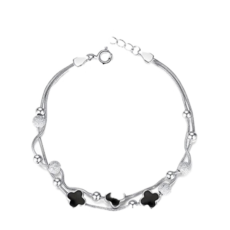 银千惠 时尚四叶草手链