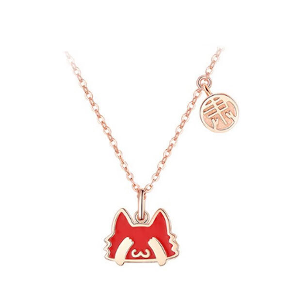 卡蒂罗 感温变色御猫项链