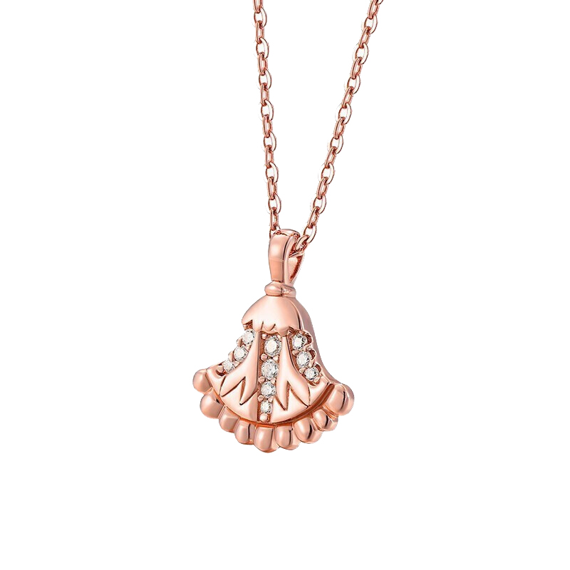 卡蒂罗 扇形裙摆 项链