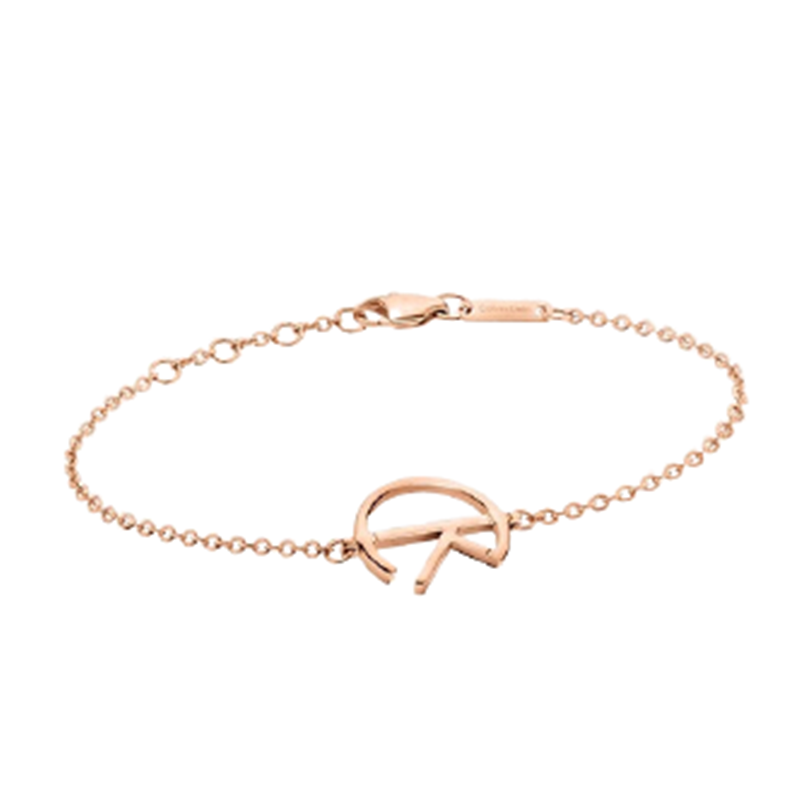 卡文克莱 玫瑰金时尚手链