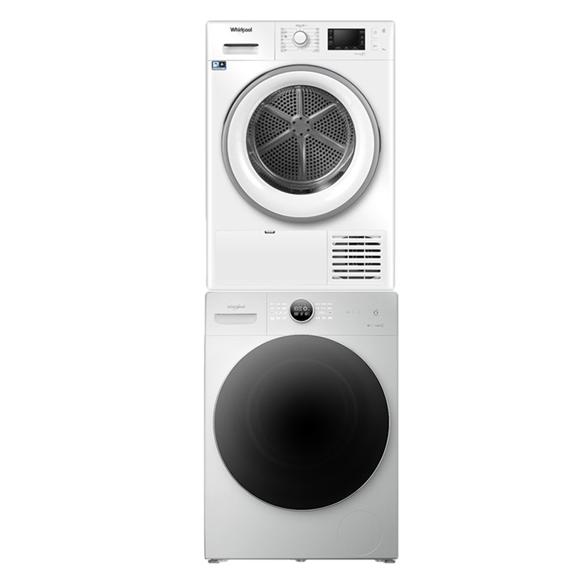 惠而浦蒸汽除皱滚筒洗烘套装