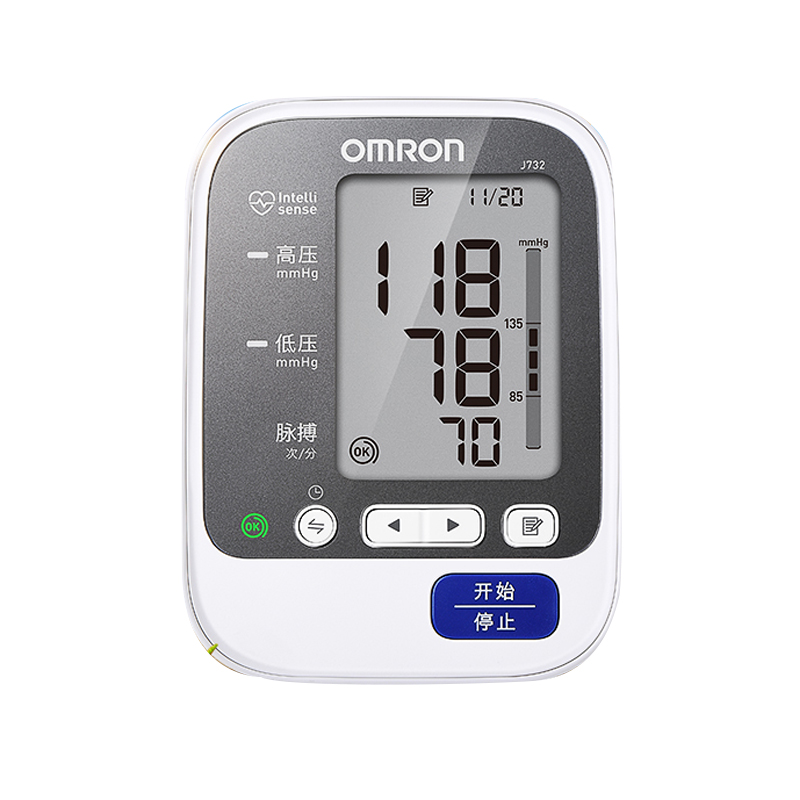 欧姆龙 一键启动血压计