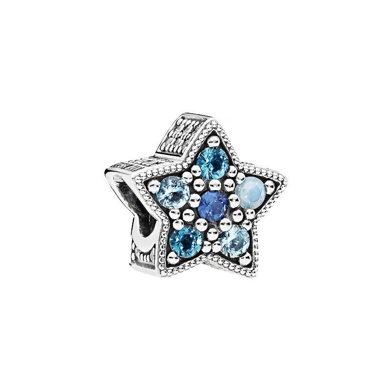 潘多拉幽蓝之星串饰