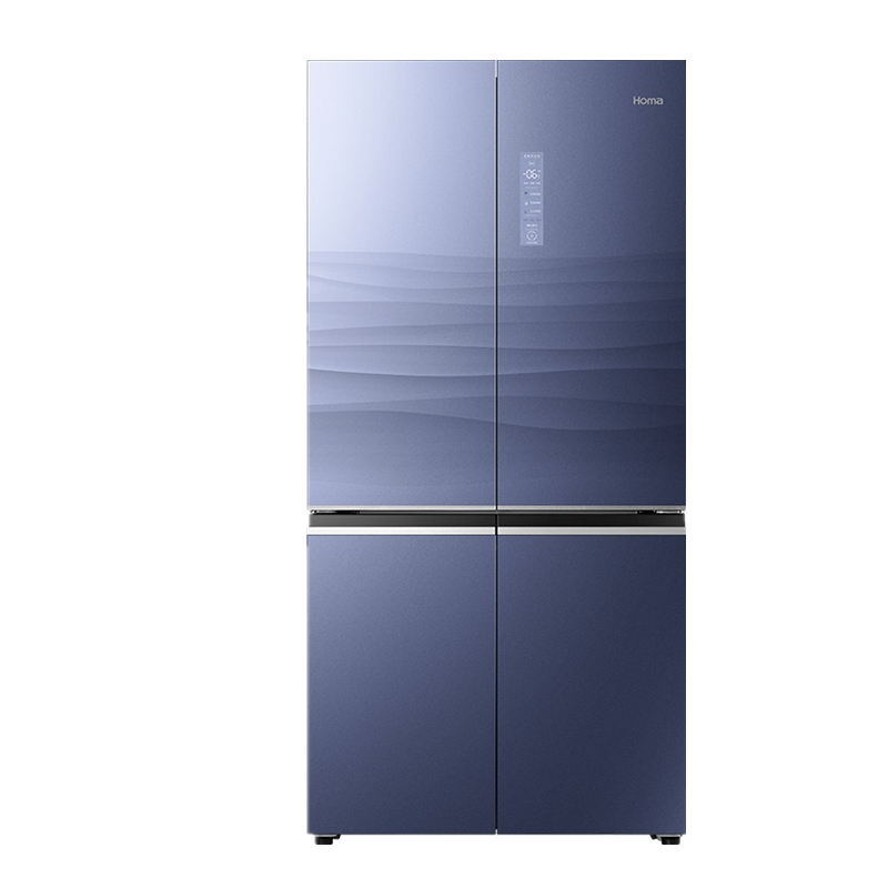 奥马风冷无霜十字对开门冰箱