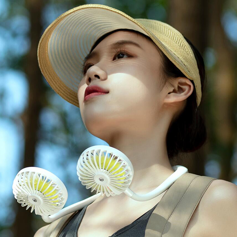 几素多功能挂脖电风扇