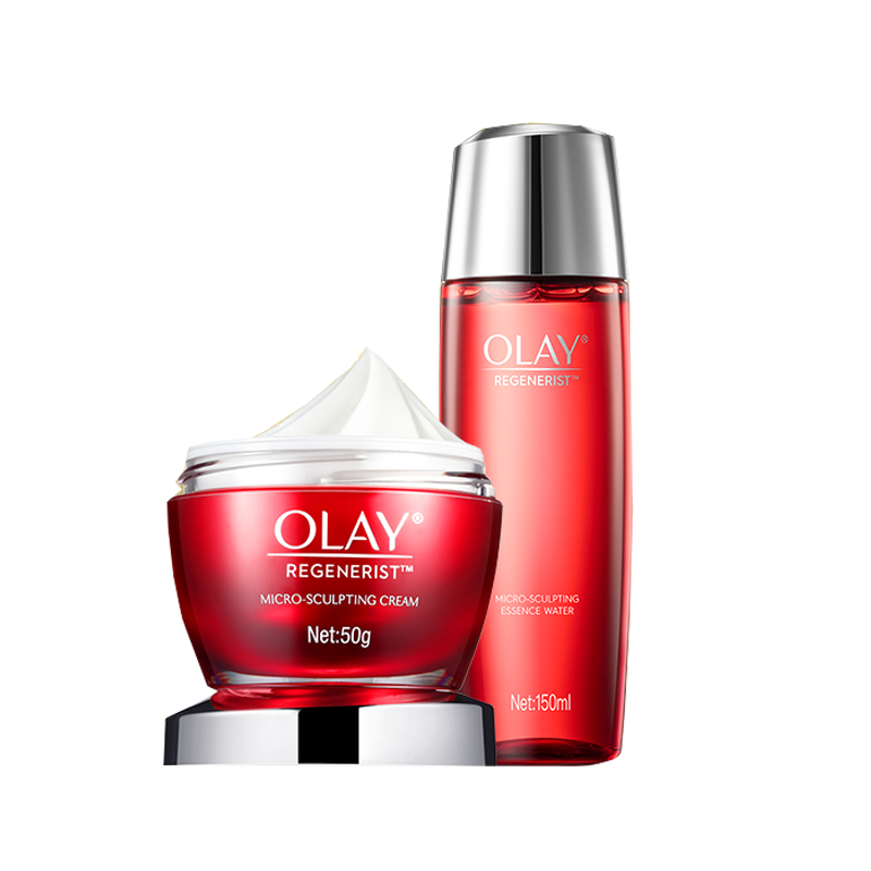 玉兰油 大红瓶面霜爽肤水套装