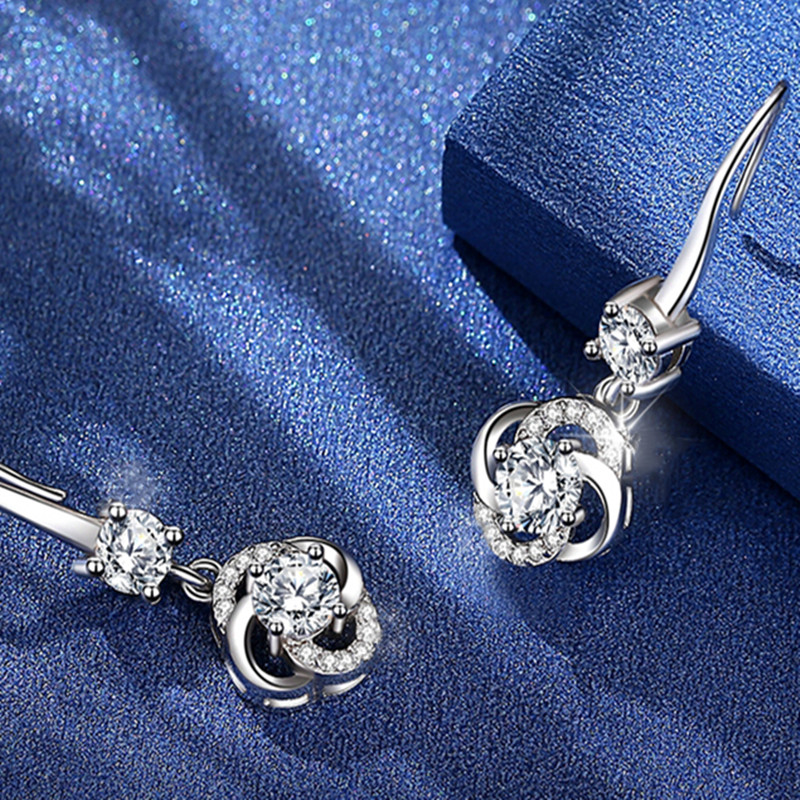 建禄个性简约闪耀气质耳环