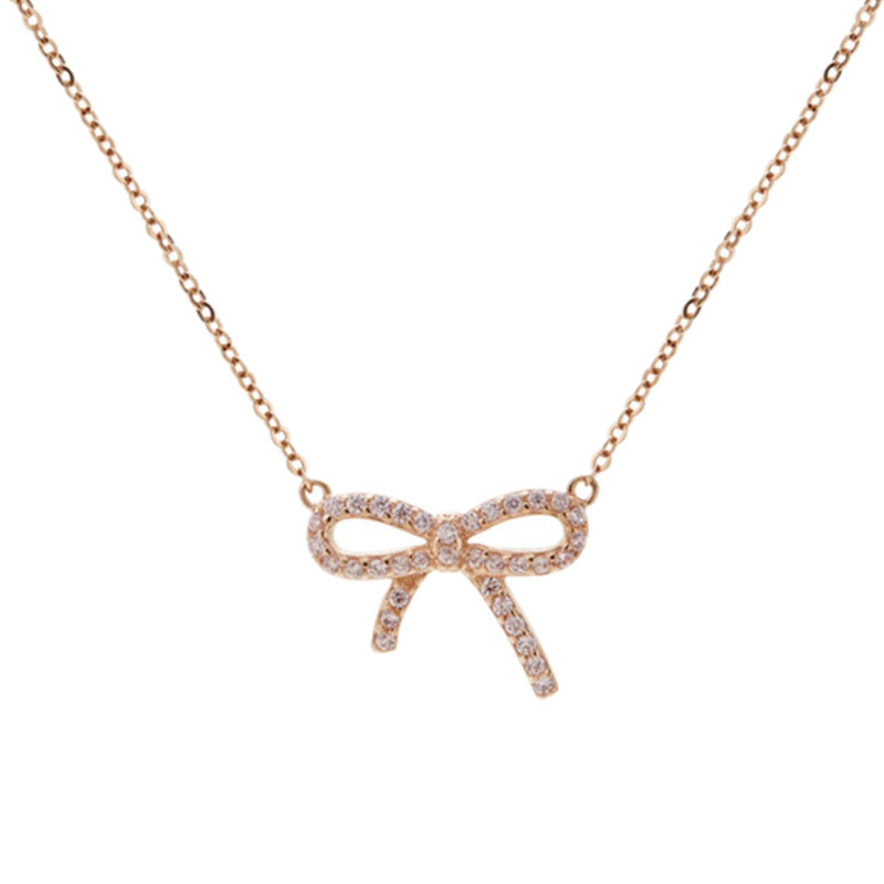 AJIDOU 蝴蝶结项链