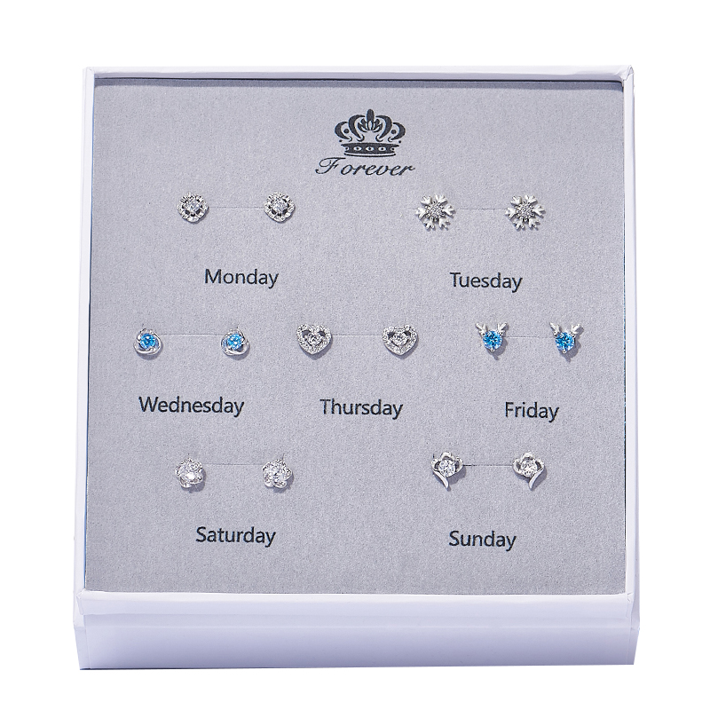 古耐 999银耳饰套装