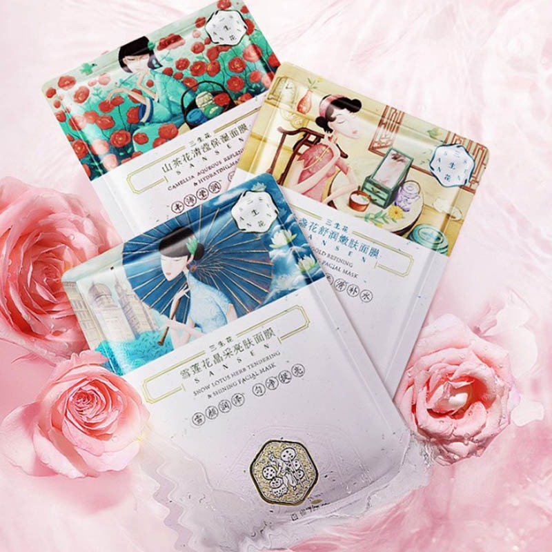 雀羚三生花补水保湿面膜