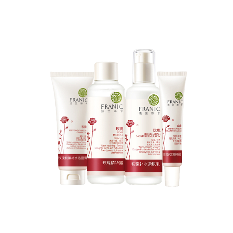 法兰琳卡 玫瑰粉嫩补水礼盒套装