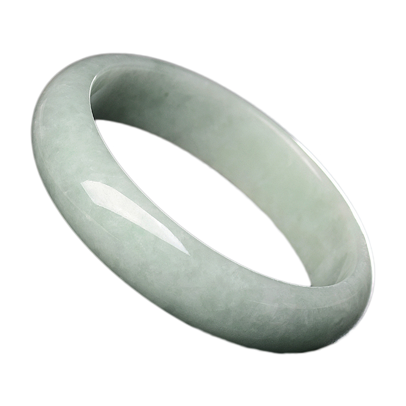 东方雅翠 冰糯种淡绿色手镯