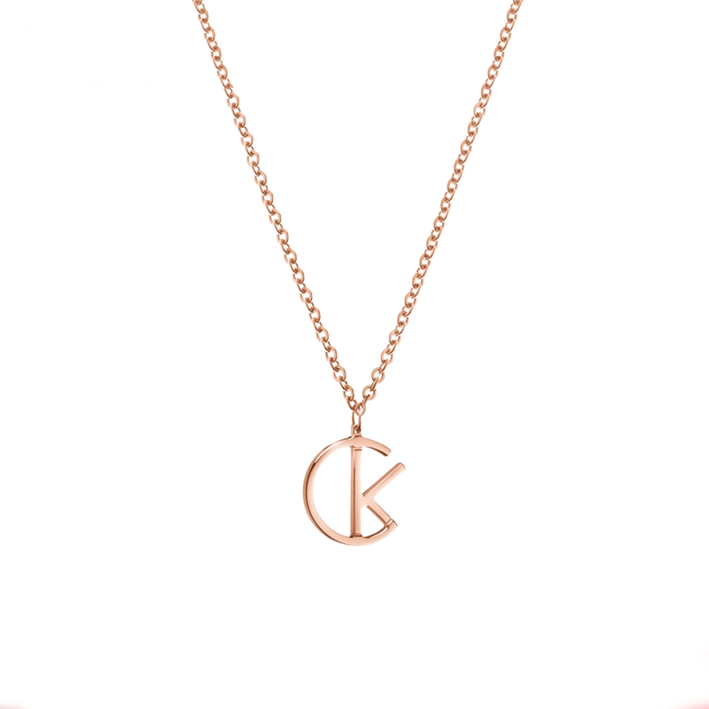 卡文克莱个性字母项链