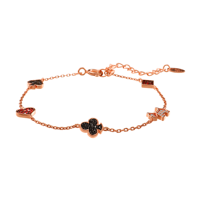 AGATHA红心扑克手链