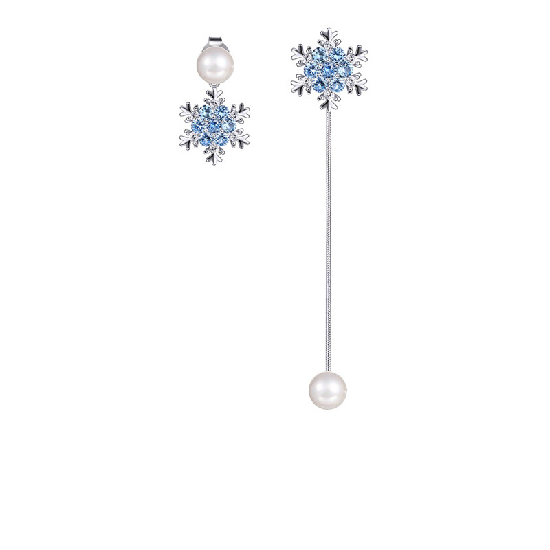 AFFINER 雪花不对称耳饰