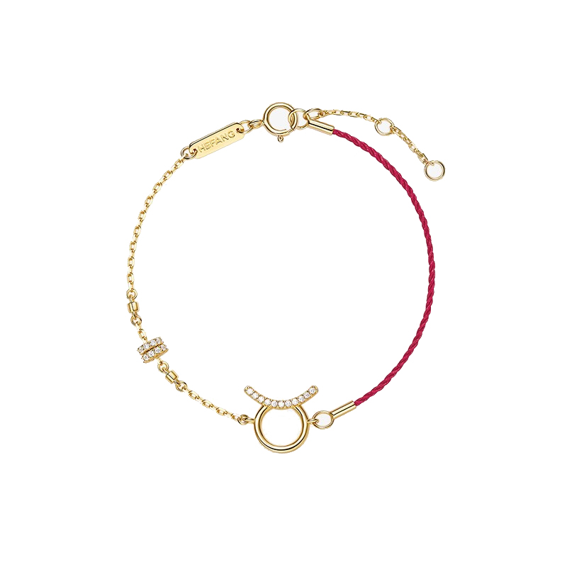 何方珠宝萌趣小牛手链