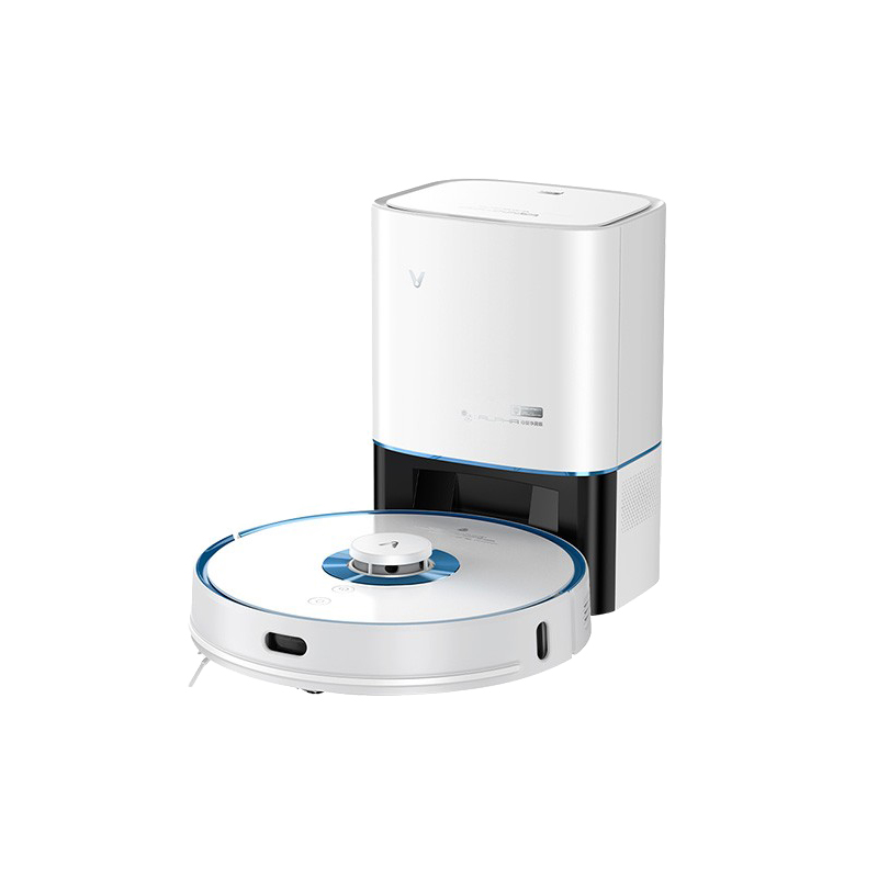 云米 自动集尘冰月白扫地机器人