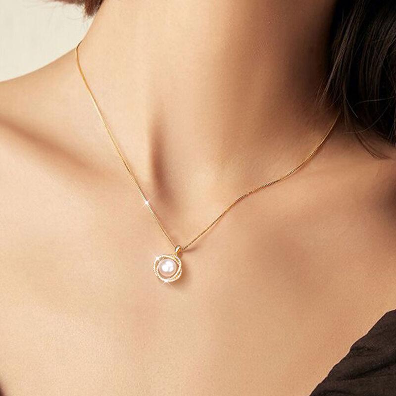 AOEDEJ 淡水珍珠 项链