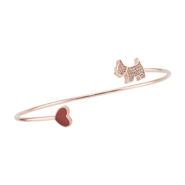 AGATHA 爱心小狗手链