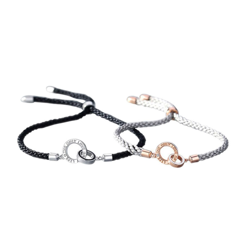 mini&yaya情侣双环手链