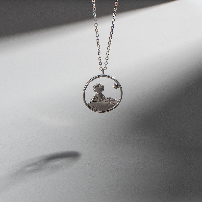 伊黛儿情侣纯银项链