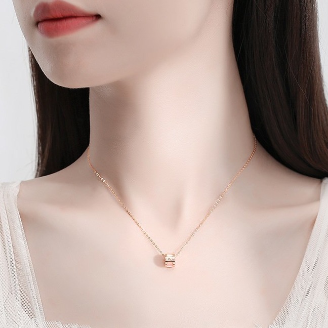 法卡曼 小蛮腰玫瑰金项链