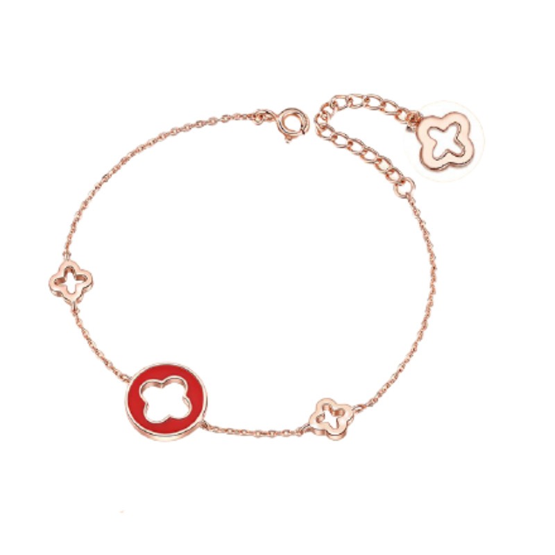 KADER四叶草银手链