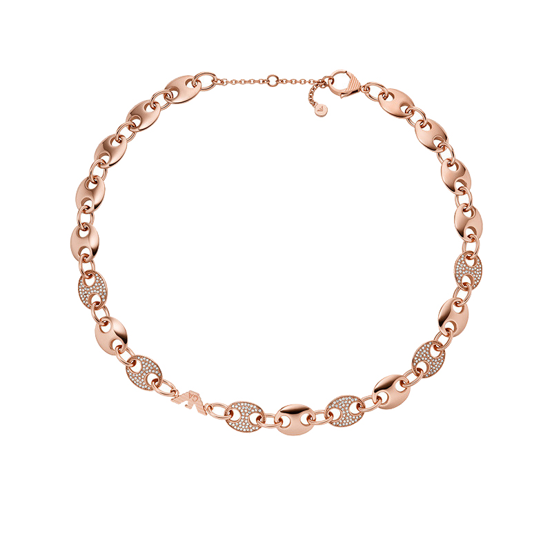 阿玛尼镶钻项链