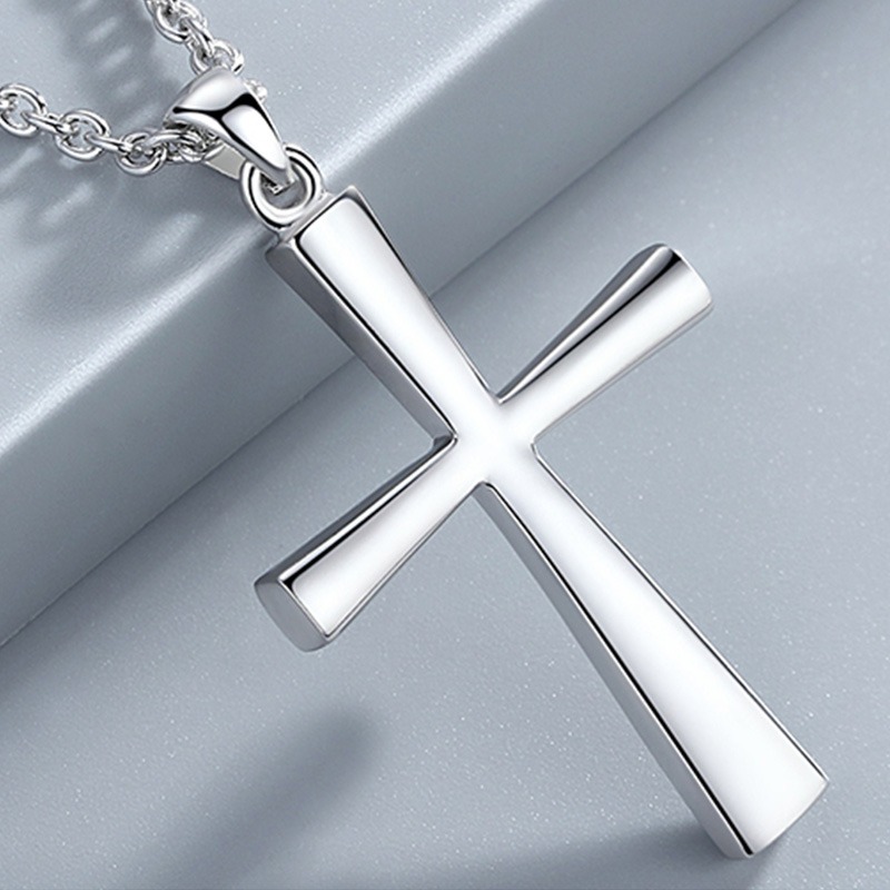 唯一时尚简约十字架项链
