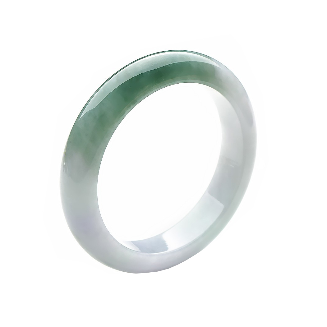 可玉可求 油绿简约翡翠手镯