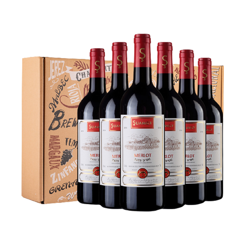 圣芝 梅洛纯酿干红葡萄酒