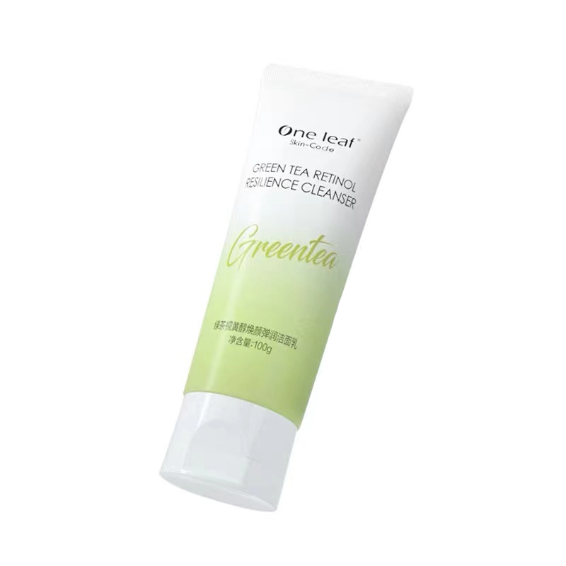 一叶子 绿茶视黄醇焕颜洁面乳