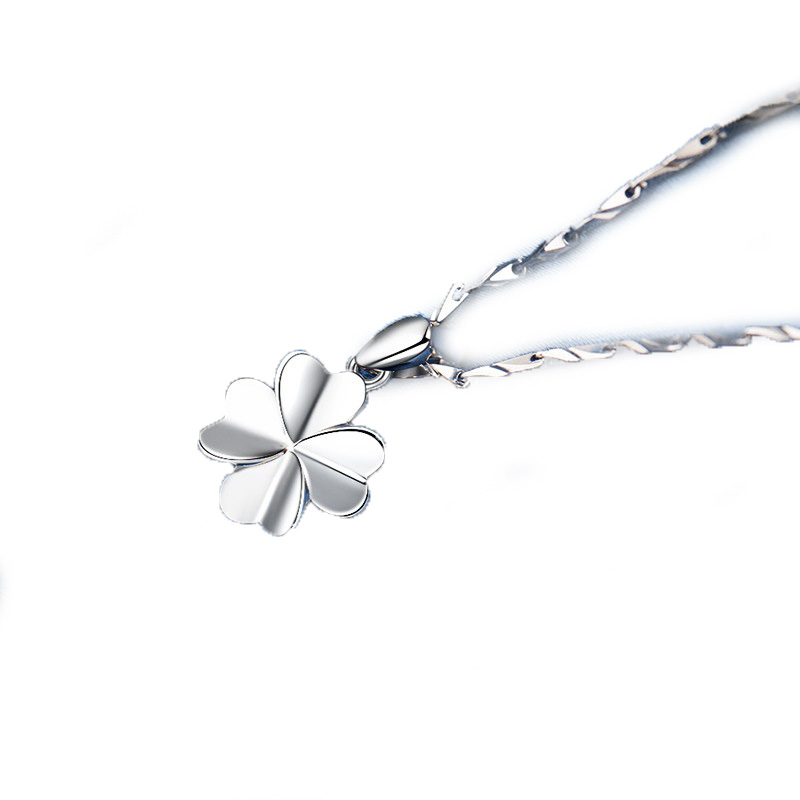 沫兰 浪漫四叶草项链