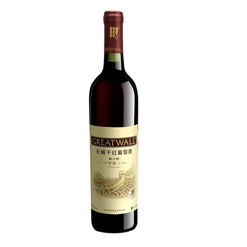 中粮红酒 瓶底凹陷 葡萄酒