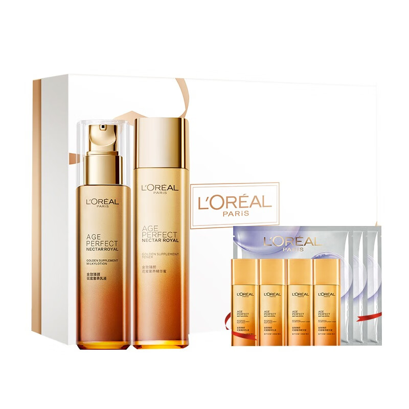欧莱雅 金致臻颜 水乳套装