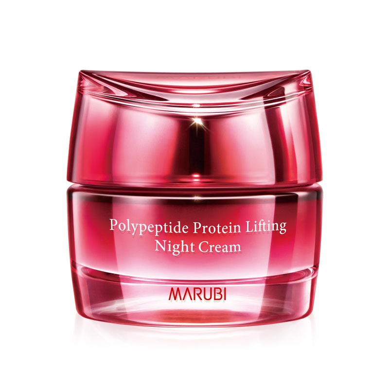 丸美补水保湿多肽蛋白提拉晚霜