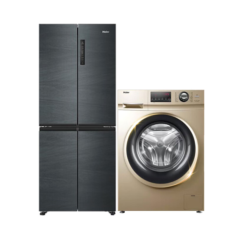 海尔节能省电冰洗套装